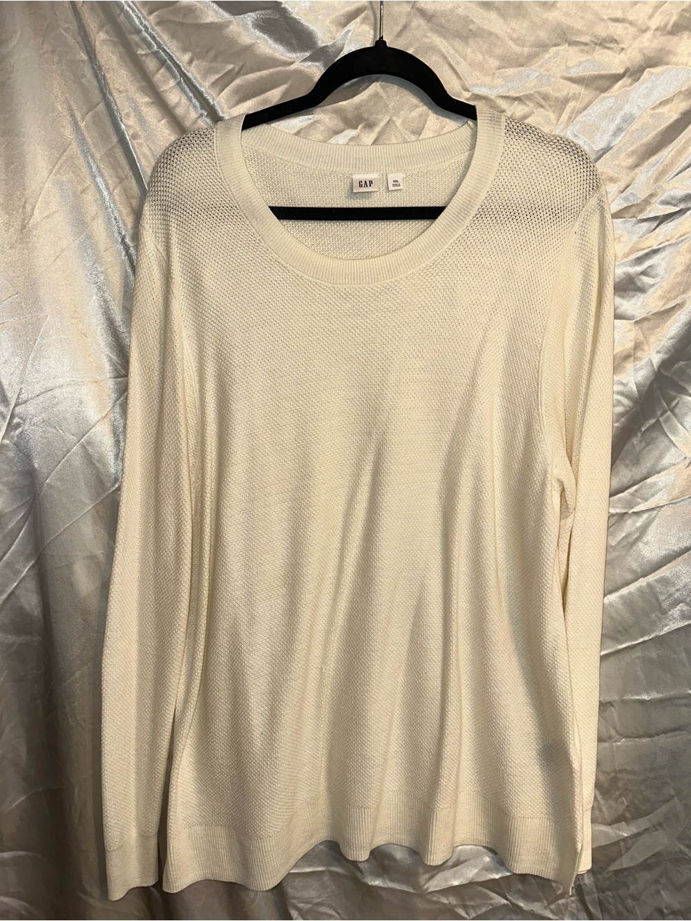 GAP Cream Lightweight Crew Neck Sweater